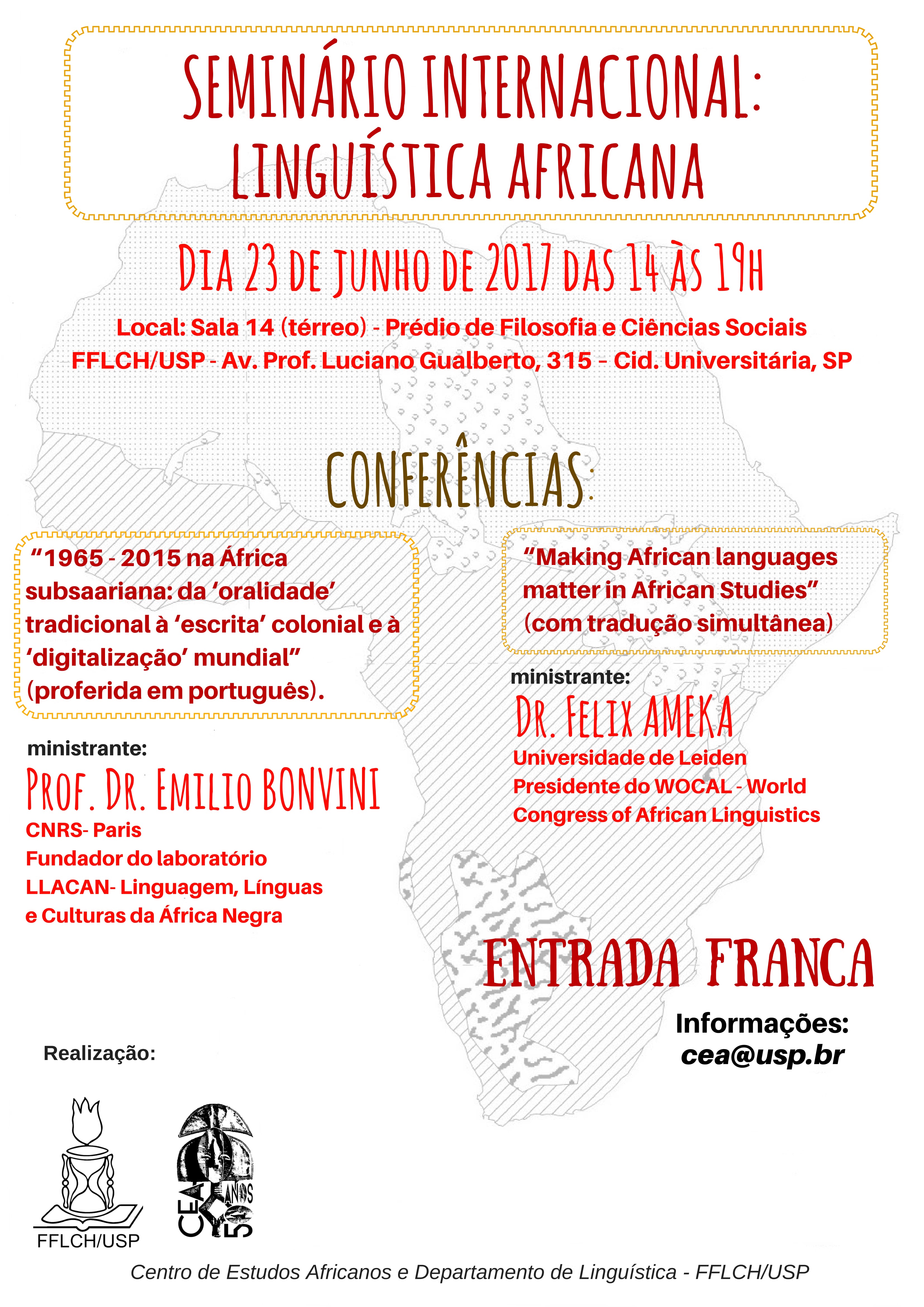 Seminário Internacional: Linguística Africana