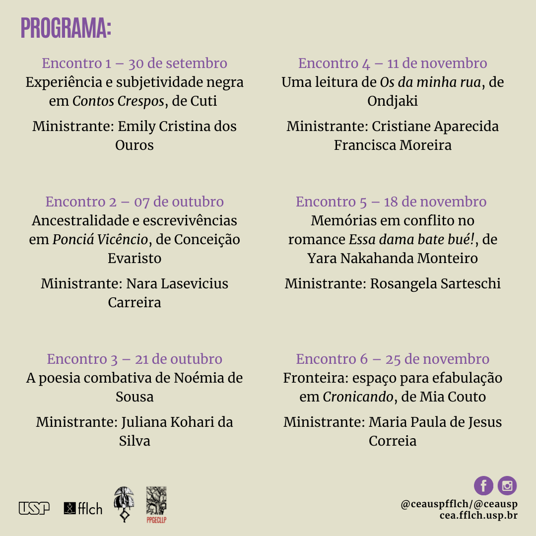 Leituras africanas, afro-brasileiras e afro-portuguesas: conversas literárias por uma educação antirracista