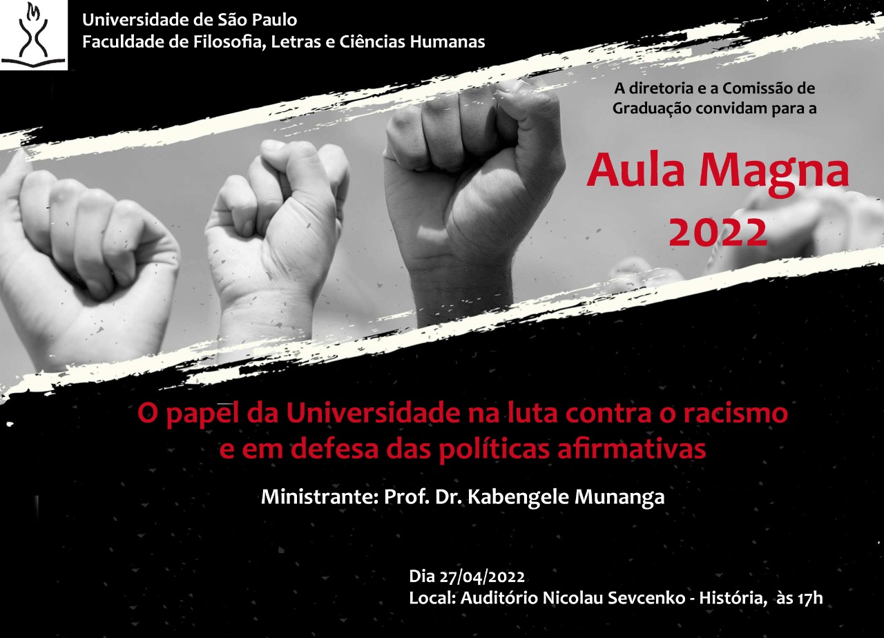 AULA MAGNA 2022 - FFLCH - Professor Kabengele Munanga